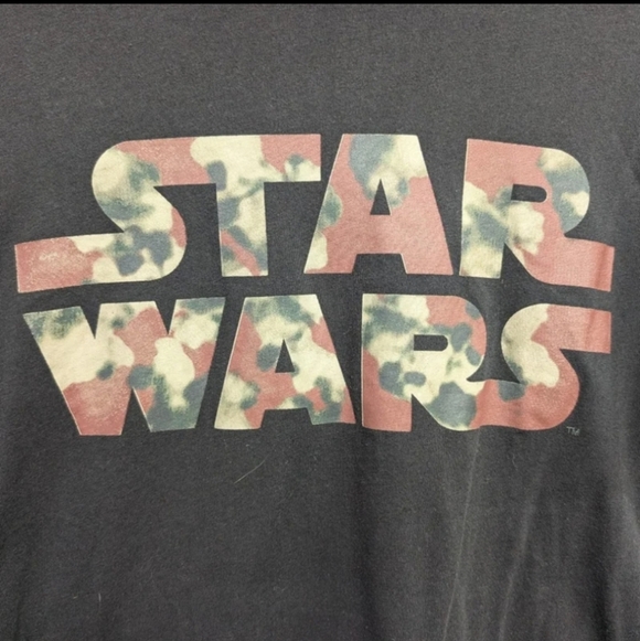Camo Star Wars t-shirt black medium - Picture 2 of 5